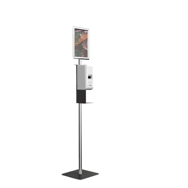 Rental store for Floor Standing Hand Sanitizer Station with Sign Holder in Lloydminster AB